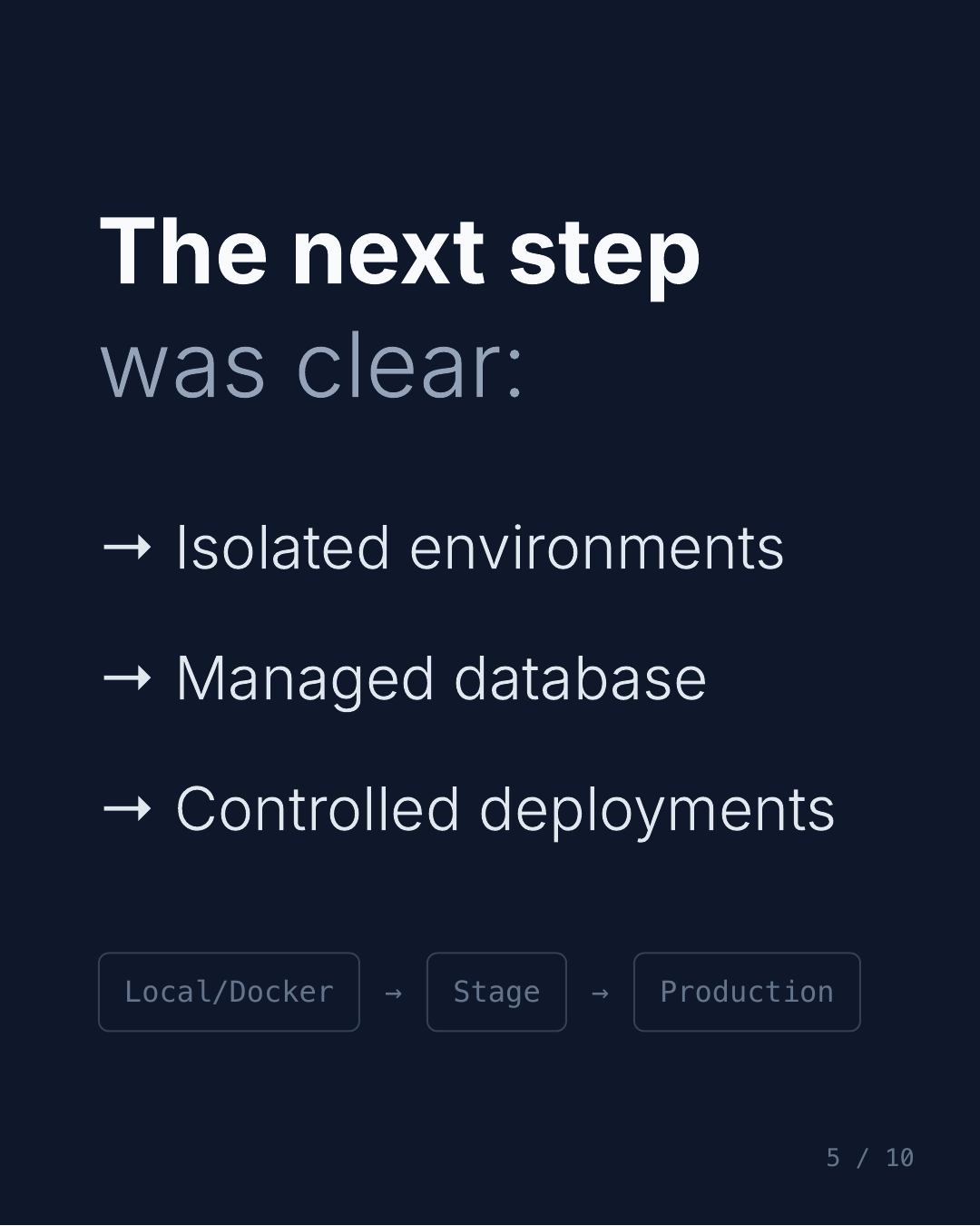 From audit to pause: when stopping is the right call — slide 5 of 10